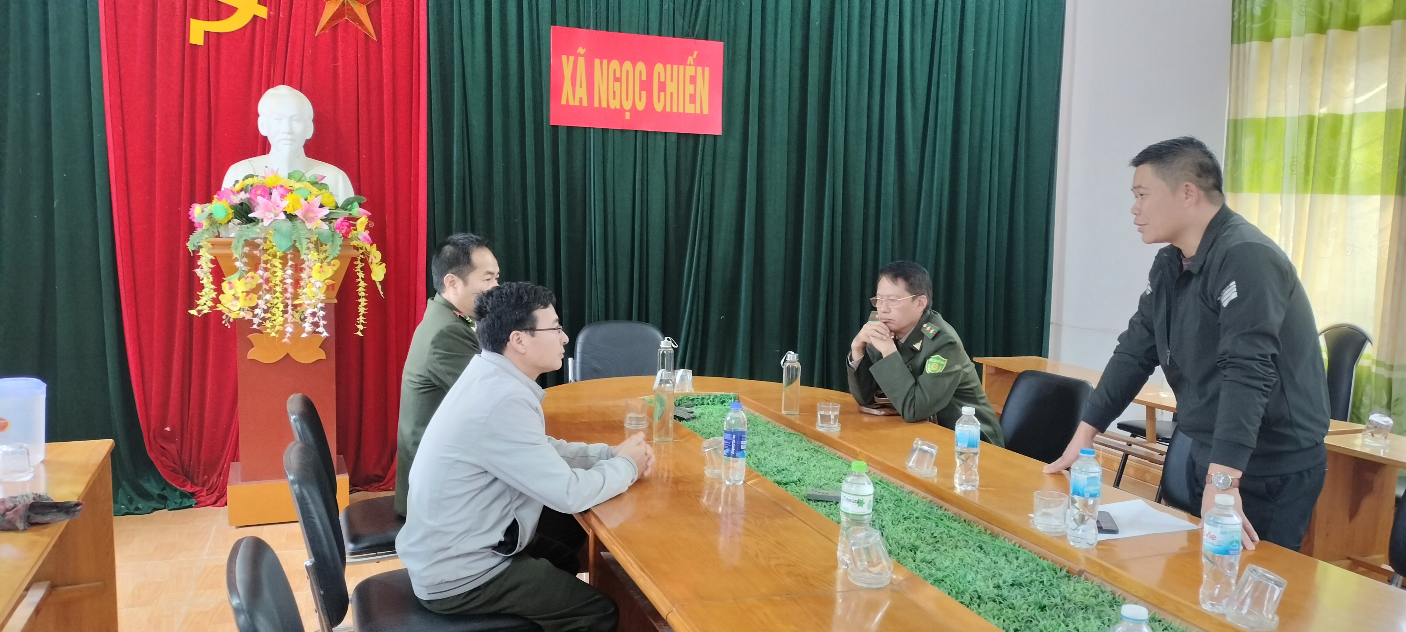 Chi cục Kiểm lâm kiểm tra công tác Phòng cháy rừng và xác định các bản điểm nóng về nguy cơ cháy rừng năm 2025 tại Khu bảo tồn thiên nhiên Mường La