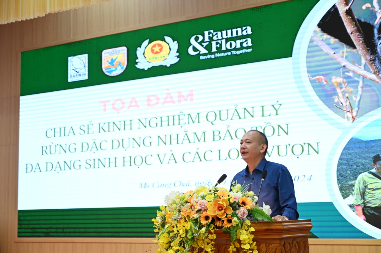   Hội thảo tọa đảm chia sẻ kinh nghiệm trong quản lý các Khu rừng đặc dụng và bảo tồn các loài Vượn tại Mù Cang Chải, tỉnh Yên Bái