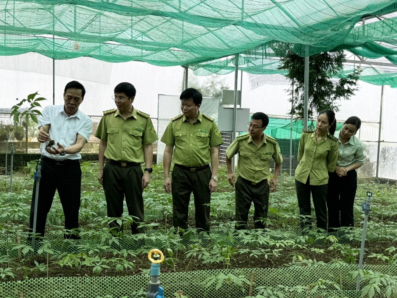   Giám đốc Sở Nông nghiệp và PTNT Sơn La thăm và làm việc tại Khu bảo tồn thiên nhiên Mường La