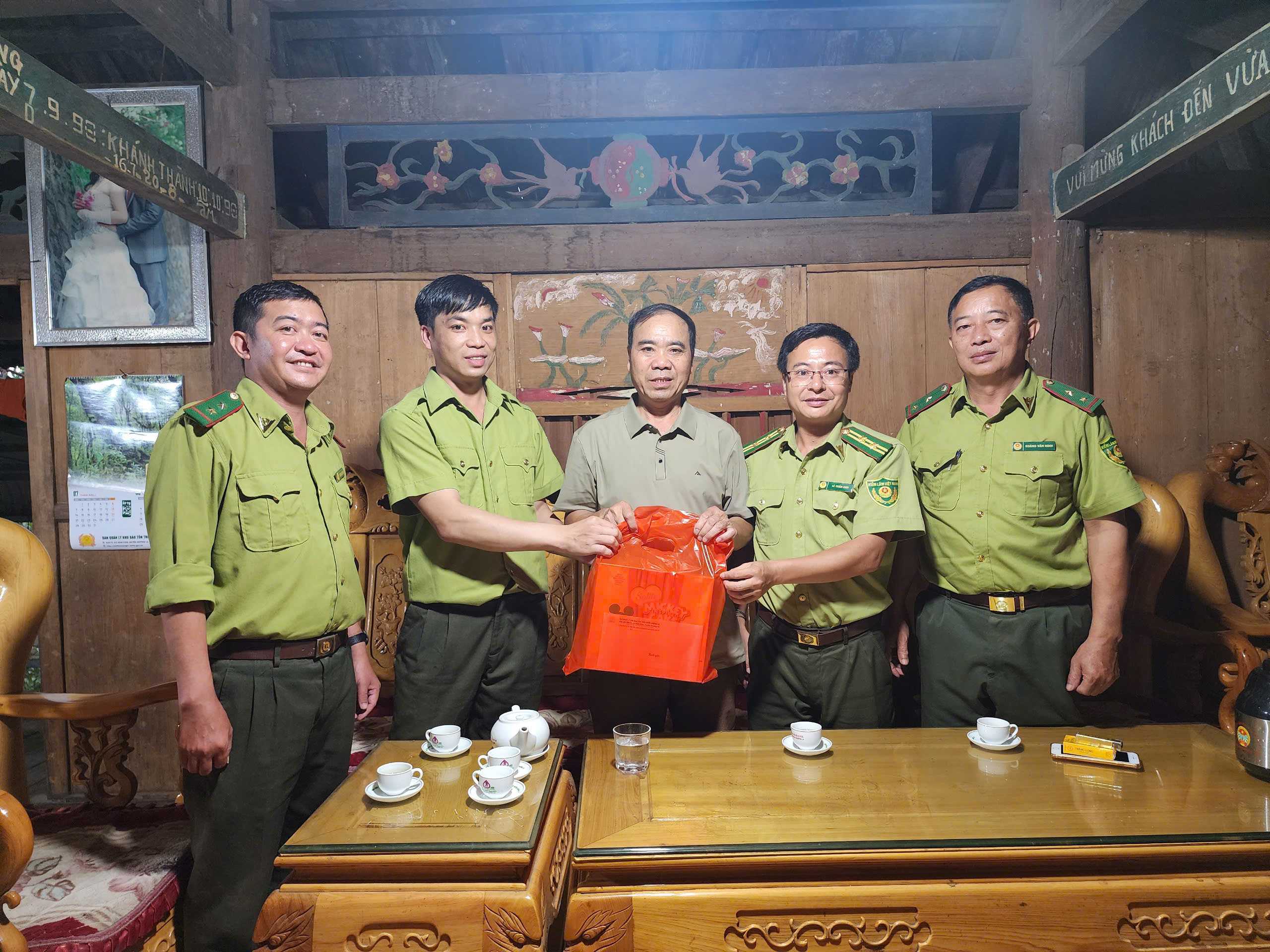   Ban quản lý Khu bảo tồn thiên nhiên Mường La tri ân anh hùng thương binh liệt sỹ và người có công